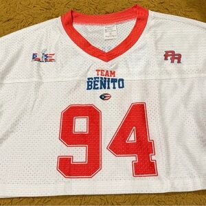 BAD BUNNY “Team Benito” White and Red Jersey